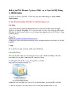 Avira AntiVir Rescue System - Diệt sạch virus khi ko vào được Windows pot