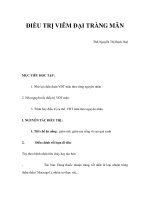 ĐIỀU TRỊ VIÊM ĐẠI TRÀNG MÃN pptx