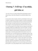 Chống Duyhring I - Chương 7: Triết học về tự nhiện, giới hữu cơ ppt