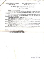 Đề thi môn: Vật lý thống kê pptx