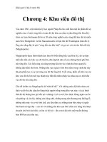 Khái quát về địa lý nước Mỹ - Chương 4: Khu siêu đô thị potx