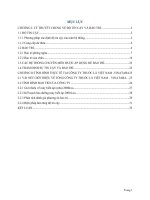 ứng dụng lý thuyết bảo trì và độ tin cậy tại công ty vinataba