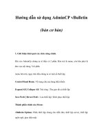 Hướng dẫn sử dụng AdminCP vBulletin (bản cơ bản) potx