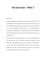 Hệ tuần hoàn – Phần 3 pps