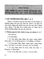 Giới thiệu về nguyên liệu thức ăn chăn nuôi - Phần 2 pdf