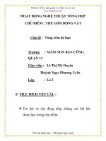 Giáo án mầm non chương trình đổi mới: Chủ đề : Vòng tròn bè bạn potx