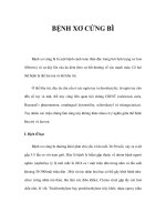 BỆNH XƠ CỨNG BÌ potx