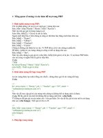 Tổng quan về mảng và các hàm hỗ trợ trong PHP ppsx