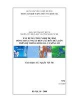 Xây dựng công nghệ dự báo dòng chảy 5 ngày đến các hồ chứa lớn trên hệ thống Sông Đà và Sông Lô