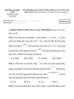 THI KHẢO SÁT CHẤT LƯỢNG LỚP 12, LẦN CUỐI - 2011-LÍ_1 docx