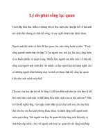 Lý do phải sống lạc quan ppt