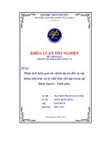 Khóa luận Phân tích hiệu quả tài chính dự án đầu tư xây dựng nhà máy xử lý chất thải rắn tập trung tại Bình Xuyên, Vĩnh phúc