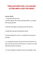 TỔNG HỢP KIẾN THỨC CĂN BẢN BỒI DƯỠNG SINH LUYỆN THI CD&DH pps