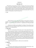 GIÁO TRÌNH BÁNH TRUYỀN THỐNG VIỆT NAM - CHƯƠNG III DỤNG CỤ potx