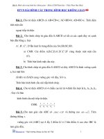 CÁC BÀI TẬP HÌNH CẦU TRONG KHÔNG GIAN ppsx