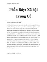 Lịch Sử Tư Tưởng trước Marx - Phần Bảy: Xã hội Trung Cổ pps