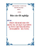 BÁO CÁO TỐT NGHIỆP: