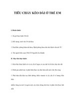 TIÊU CHẢY KÉO DÀI Ở TRẺ EM pptx