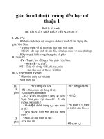 giáo án mĩ thuật trường tiểu học mĩ thuận 1_3 potx