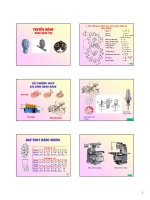 truyền động bánh răng trụ