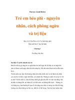 Giáo án y khoa về trẻ em béo phì - Chương 1 ppsx