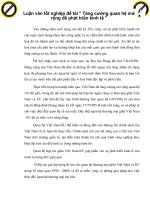 Luận văn tốt nghiệp đề tài 