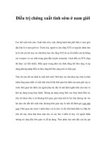 Điều trị chứng xuất tinh sớm ở nam giới pptx