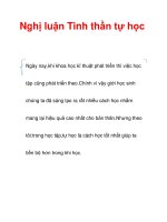 Nghị luận Tinh thần tự học pdf