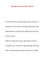 Suy nghĩ của mình về tình “mẫu tử”. ppsx