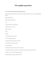 Trắc nghiệm ngoại khoa ppsx