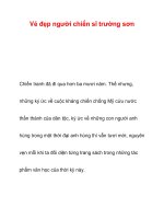 Vẻ đẹp người chiến sĩ trường sơn doc