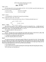 Đề thi học sinh giỏi huyện môn hóa học lớp 9 huyện Hậu Lộc năm 2007 - 2008 doc