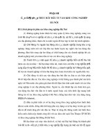 Luận văn tốt nghiệp : Quá trình thúc đẩy và thực trạng của đầu tư vào các ngành công nghiệp hiện nay ở nước ta phần 3 docx