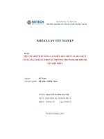 Một số giải pháp nâng cao hiệu quả cho vay mua xe ô tô tại ngân hàng thương mại cổ phần kỹ thương Việt Nam chi nhánh Tân Sơn Nhất