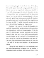 Giáo trình triển vọng thay đổi chính sách tỷ giá của trung quốc và tác động có thể ảnh hưởng đến việt nam p3 pdf