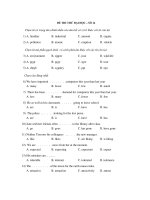 ĐỀ THI THỬ ĐẠI HỌC – SỐ 14 ppsx