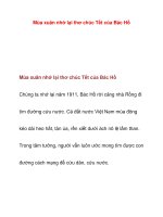 Mùa xuân nhớ lại thơ chúc Tết của Bác Hồ pot