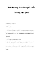 Vết thương thấu bụng và chấn thương bụng kín ppsx