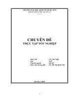 Báo cáo thực tập “Thực trạng kênh phân phối Dược phẩm tại Việt Nam- Áp dụng cho việc hoàn thiện hệ thống kênh phân phối của Công ty TNHH DP GIA PHÚ” pdf