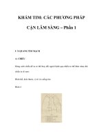 KHÁM TIM: CÁC PHƯƠNG PHÁP CẬN LÂM SÀNG – Phần 1 pps