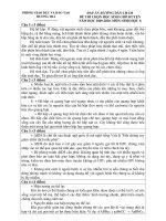 Đề thi học sinh giỏi môn sinh học lớp 9 THCS huyện Hương Trà năm 2009 - 2010 đề 2 pot