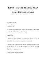 KHÁM TIM: CÁC PHƯƠNG PHÁP CẬN LÂM SÀNG – Phần 2 pptx