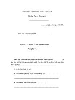 MẪU ĐƠN XIN THÀNH LẬP HỘI pps