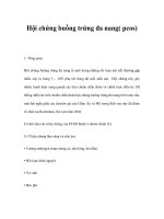 Hội chứng buồng trứng đa nang( pcos) doc