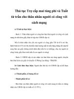 Thủ tục Trợ cấp mai táng phí và Tuất từ trần cho thân nhân người có công với cách mạng ppt