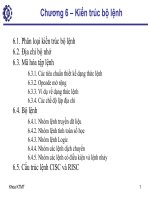 Chương 6: Kiến trúc bộ lệnh doc