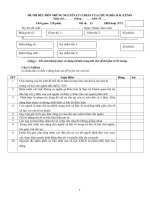 Đề thi hết môn nguyên lý cơ bản của chủ nghĩa Mác Lenin - Đề số 13 pptx