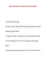 dàn bài thuyết minh hồi trống cổ thanh(ST) pps