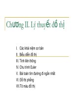 Chương II. Lý thuyết đồ thị doc