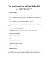 Thủ tục giải quyết đơn khiếu nại lần 2 (mã hồ sơ: T-BPC-010432-TT) ppsx